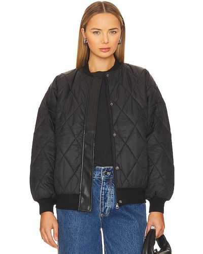 Lovers + Friends Julie Quilted Jacket - Black