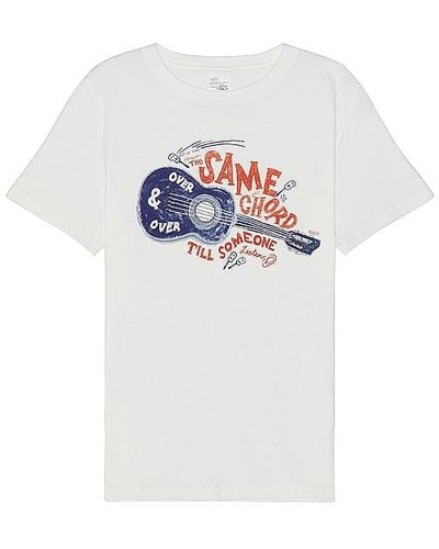 Nudie Jeans Roy Gitarr T-shirt - White
