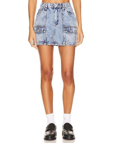 Blank NYC Cargo Skirt - Blue