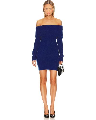 Astr Danya Sweater Dress - ブルー