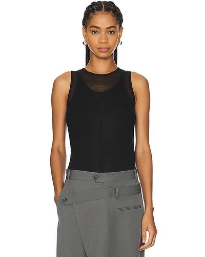 St. Agni Double Layer Tank - Black