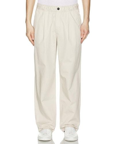 Saturdays NYC George Lightweight Cotton Trouser - Natural