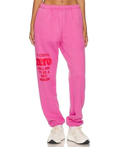 The Mayfair Group It Costs $0 Sweatpants - Pink