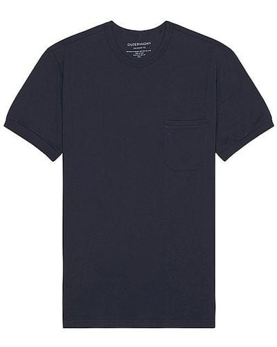 Outerknown Sojourn Pocket Tee - Bleu
