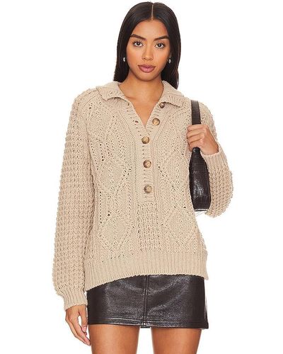 The Great The Cosy Cable Pullover - Natural