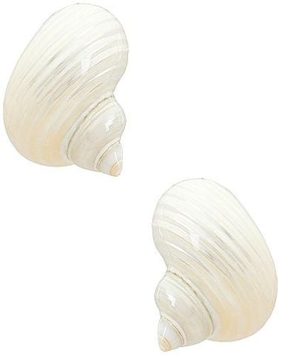Julietta Spetses Earrings - White