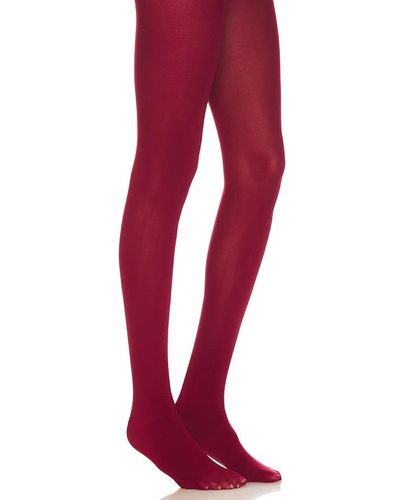 petit moments Solid Tights - Red