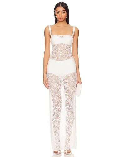 Lovers + Friends Gracia Gown - White