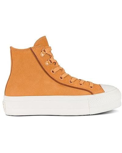 Converse Chuck Taylor All Star Lift Platform Sneaker - Orange