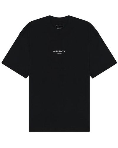 AllSaints Camiseta subverse - Negro