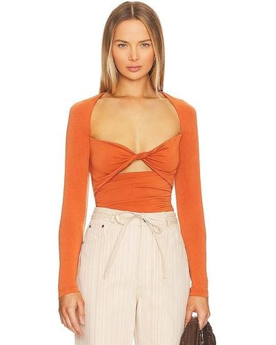 Significant Other Posie Long Sleeve Top - Orange