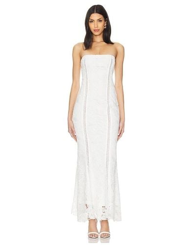 Rococo Sand Maxi Dress - White