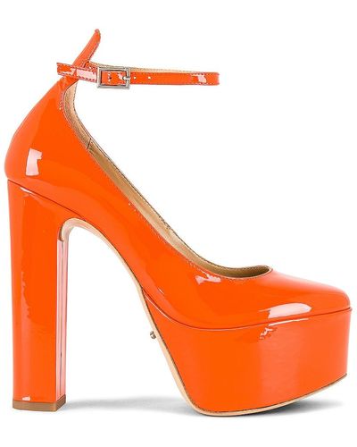 Orange Platform heels and pumps for Women | Lyst