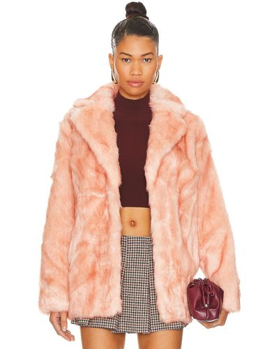 Unreal Fur Elba Blazer - ピンク
