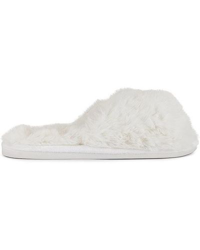 Eberjey Plush slipper - Blanco