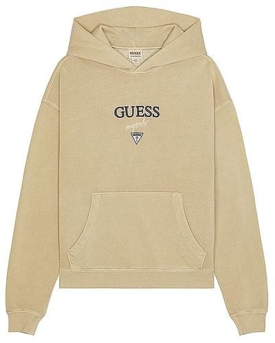 Guess Baker Logo Hoodie - Natural