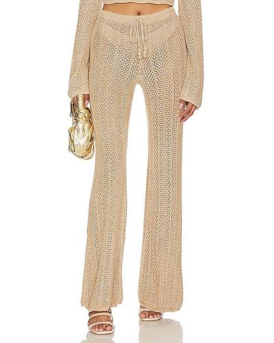 Song of Style Kezia Open Stitch Pant - Natural