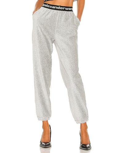 Alexander Wang Stretch corduroy pant - Blanco