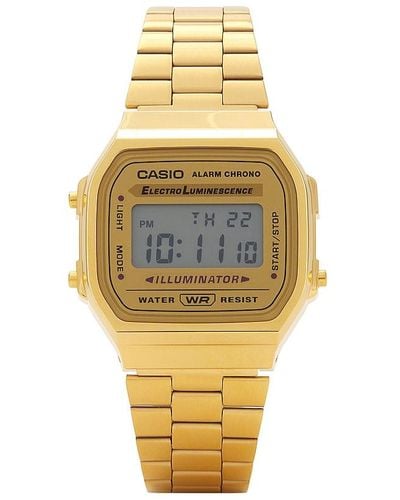 G-Shock Vintage A168 Series Watch - Yellow