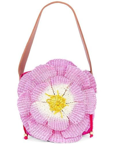 Sensi Studio Lotus Flower Mini Handbag - Pink