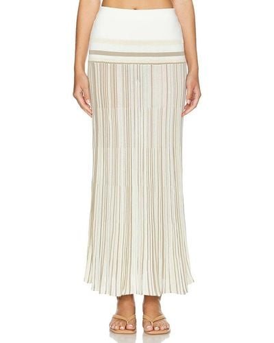 Faithfull The Brand Citara Skirt - White
