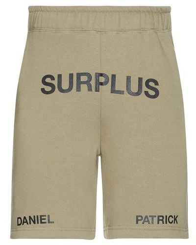 Daniel Patrick Surplus Logo Sweatshort - Natural