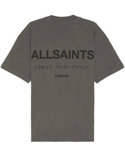AllSaints Underground Short Sleeve Crew - グレー