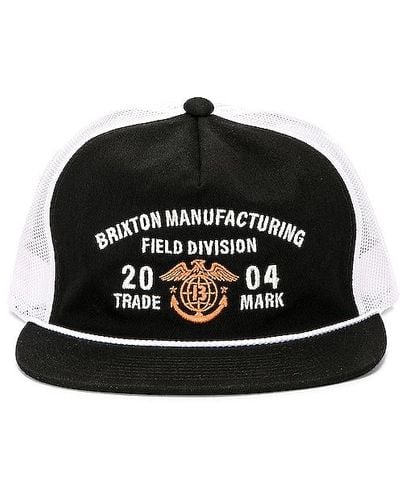 Brixton Division Mp Trucker Hat - Black