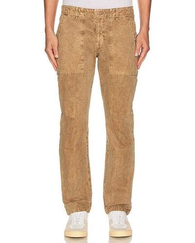 NSF Slim Straight Utility Trousers - Natural