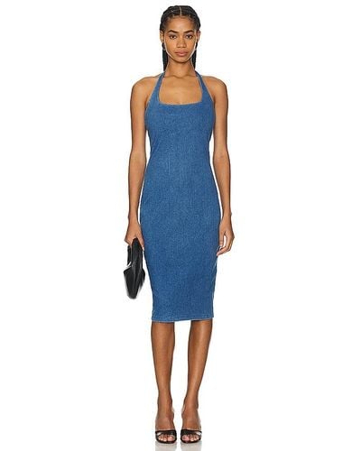 Susana Monaco Denim Midi Dress - Blue