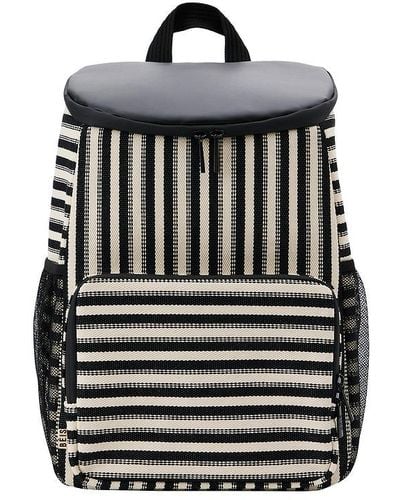 BEIS The Summer Stripe Cooler Backpack - Black
