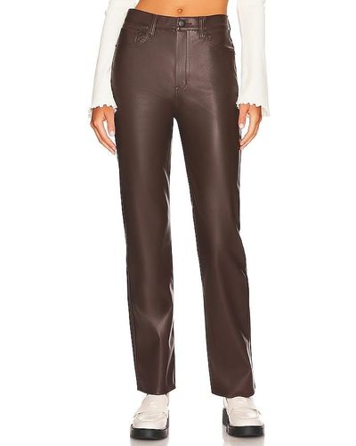 Pistola Cassie Super High Rise Straight Pant - Brown