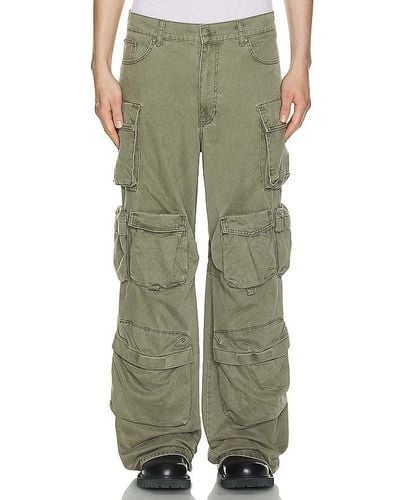 Jaded London Voltage Colossus Cargo Pants - Green