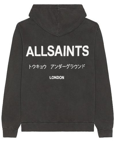 AllSaints Underground Hoodie - Black