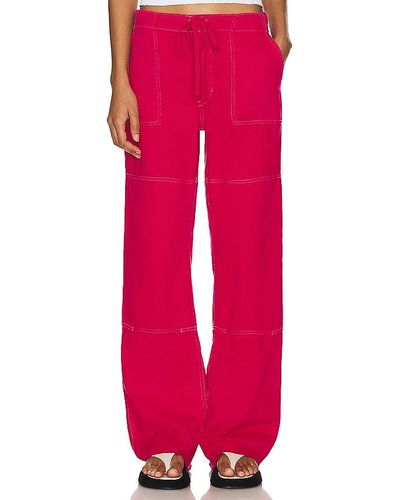 RE/DONE Beach Pant - Red