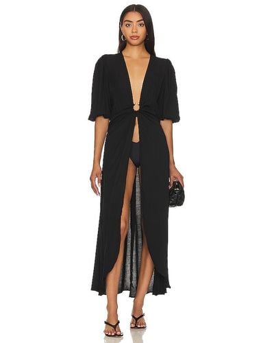 BOAMAR X Revolve Cowen Long Kimono Dress - Black