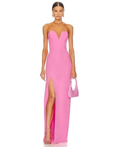 Amanda Uprichard X Revolve Cherri Gown - Pink