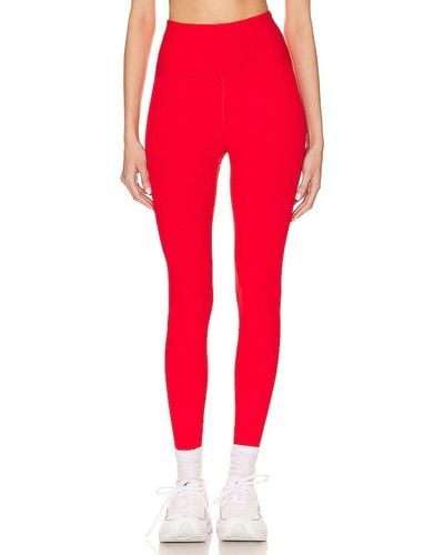 Year Of Ours Ribbed high high legging - Rojo