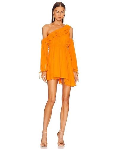 Michael Costello X Revolve Everett Mini Dress - Orange