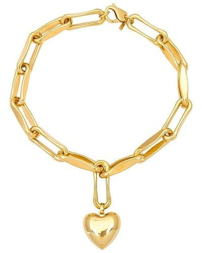 Joolz by Martha Calvo Heart Chain Necklace - Metallic
