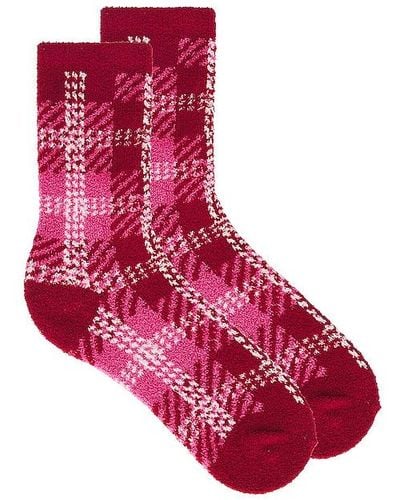 Free People CHAUSSETTES HILARIE - Rouge