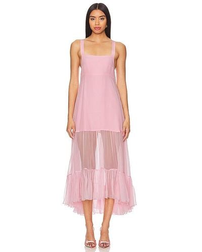 Azeeza Bellevue Midi Dress - Pink