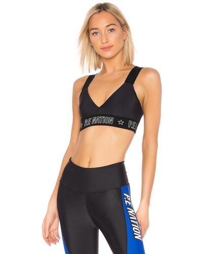 P.E Nation Motion Strike Sports Bra - Schwarz