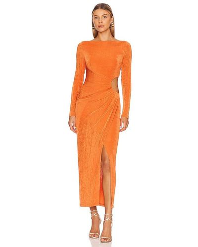 Significant Other Ivy Midi Dress - Orange