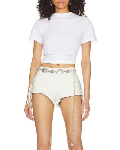 8 Other Reasons Concho Belt - White
