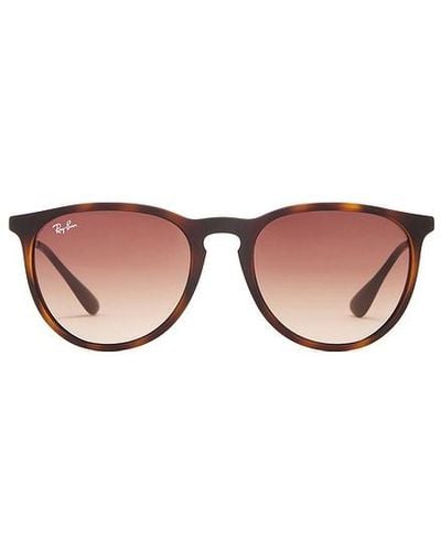 Ray-Ban Erika Classic Oval Sunglasses - Brown