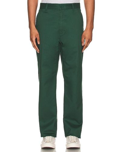 Brixton Choice Chino Relaxed Trousers - Green