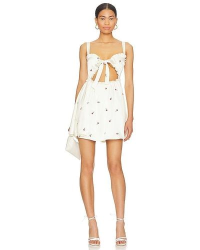 MAJORELLE Eden Mini Dress - White