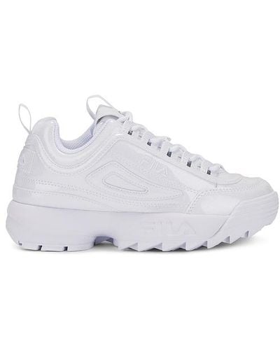 Fila Disruptor Ii Shine Metallic Sneaker - White