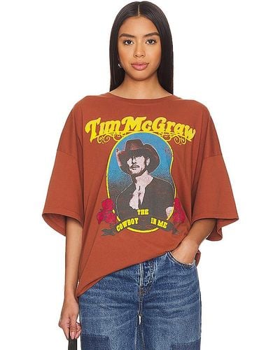 Daydreamer SHIRT TIM MCGRAW THE COWBOY IN ME - Orange